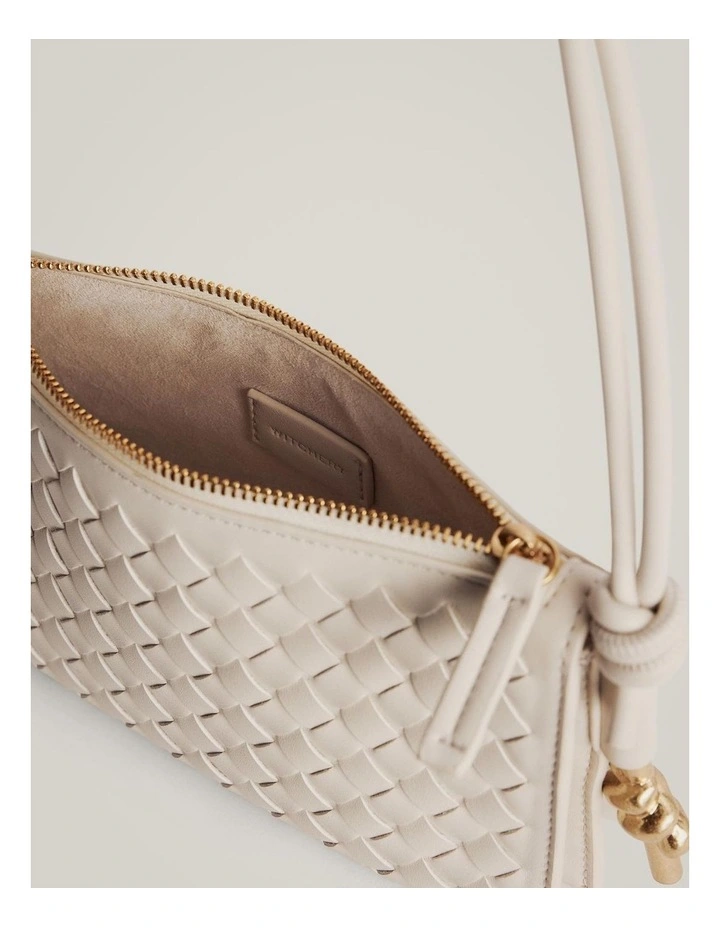 Ophelia Weave Bag in Chalk image 4