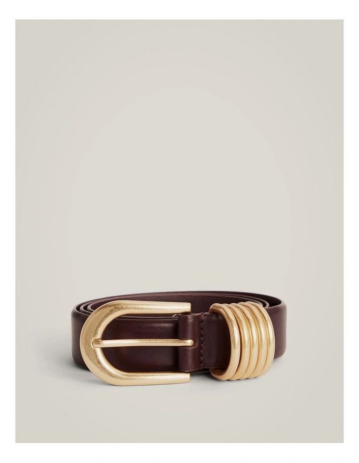 Clarissa Wide Belt in Fig image 3