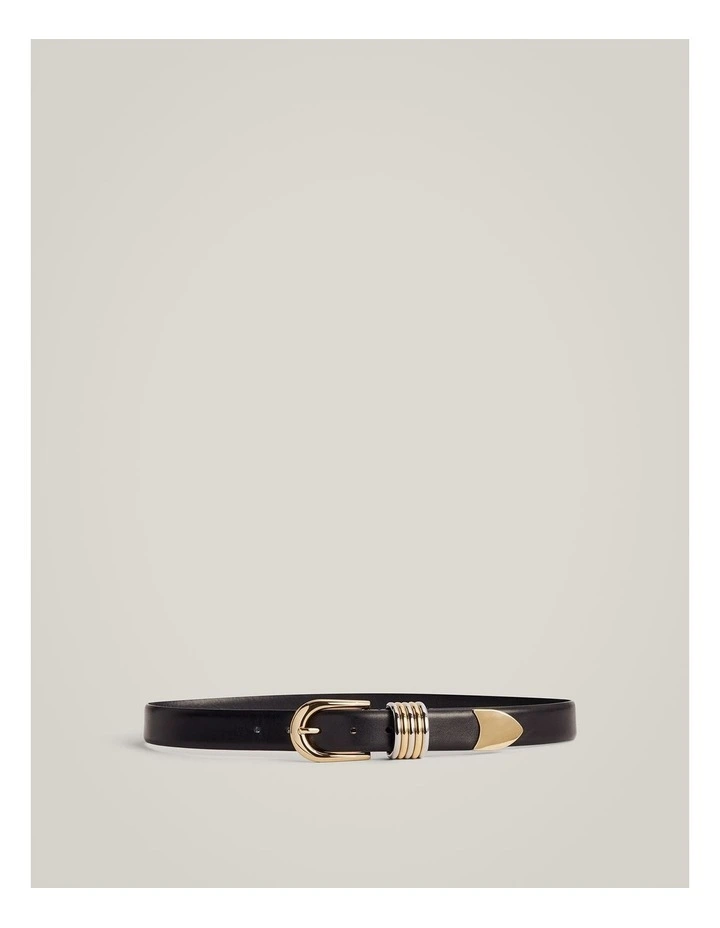 Clarissa Wide Belt in Black Multi image 1