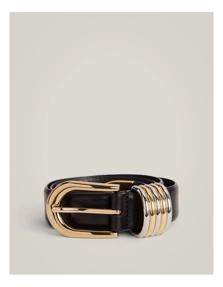Clarissa Wide Belt in Black Multi image 3