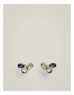 Greta Stud Earrings in Sage