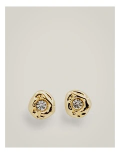 Gia Stud Earrings in Gold