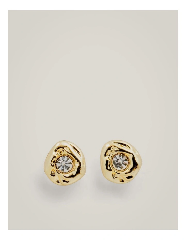 Gia Stud Earrings in Gold image 1
