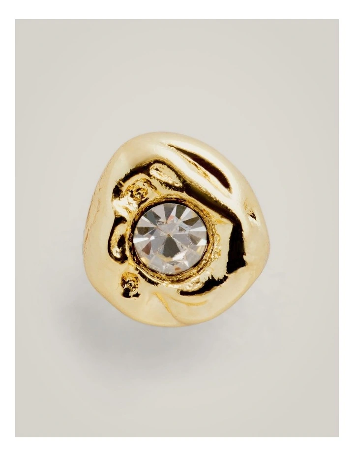 Gia Stud Earrings in Gold image 3