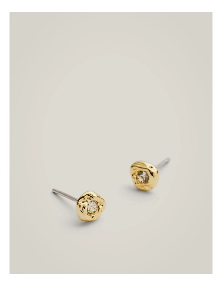 Gia Stud Earrings in Gold image 4