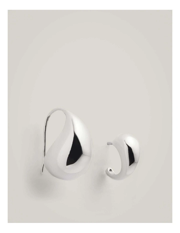 Elsa Earrings Set in Silver image 4
