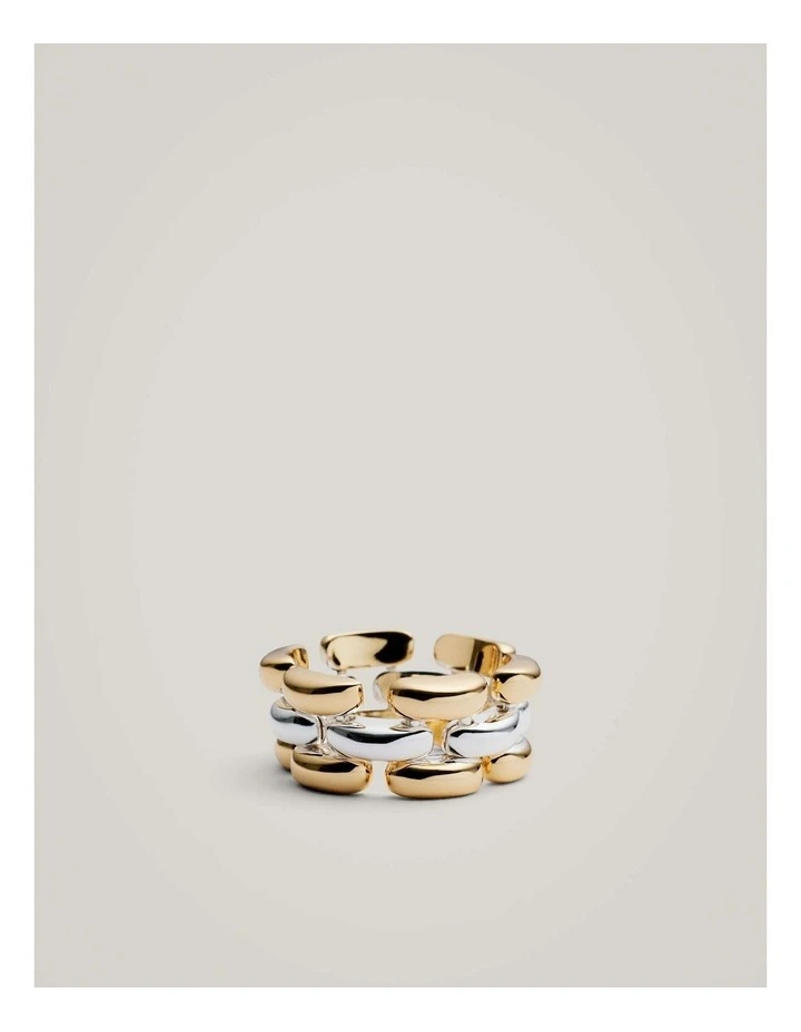Tabi Ring in Mixed Metal image 3