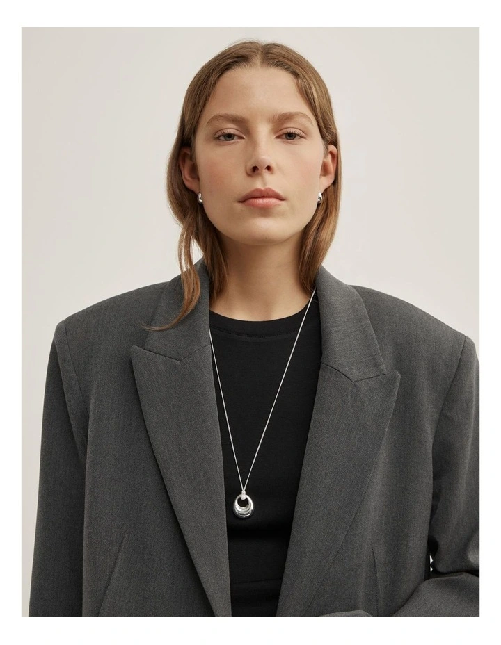 Tate Necklace in Silver image 2