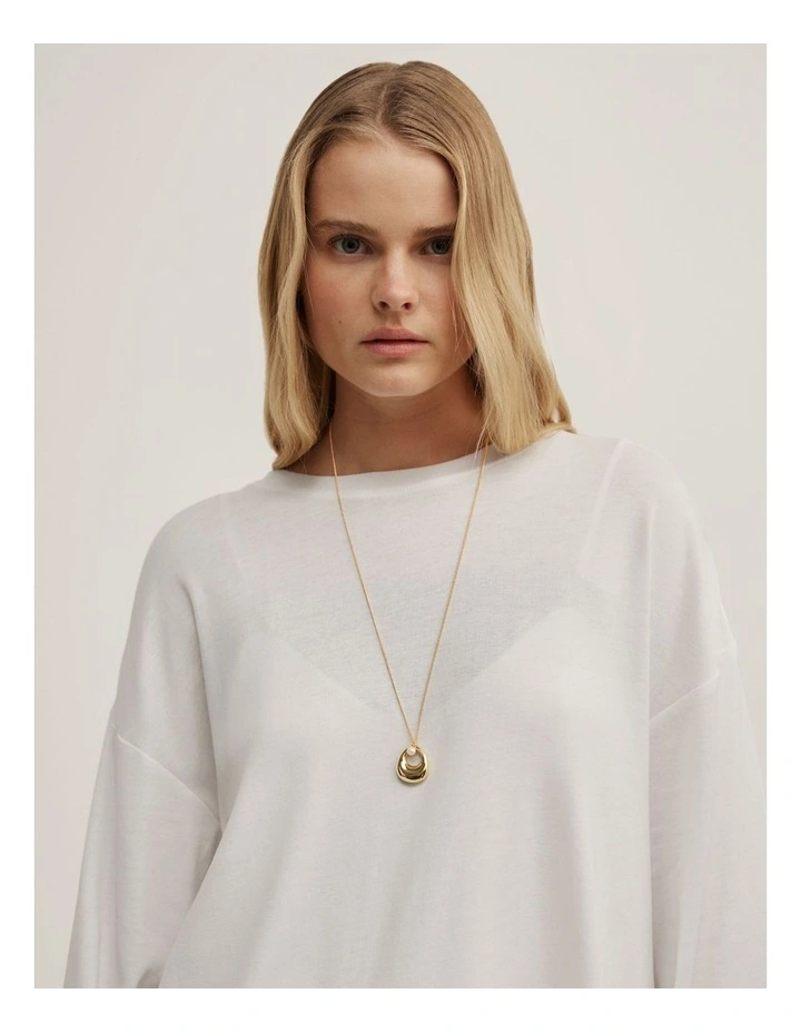Tate Necklace in Gold image 2