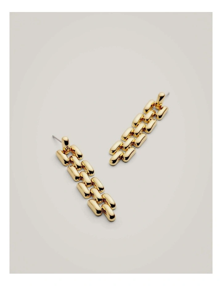 Tabi Earrings in Gold image 4