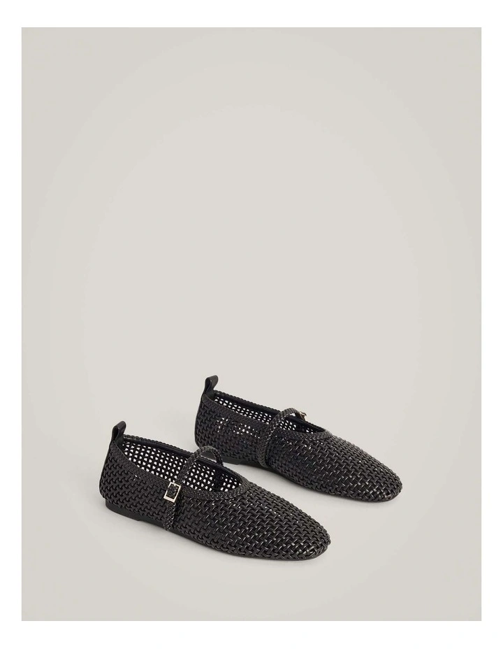 Rina Flats in Black image 3