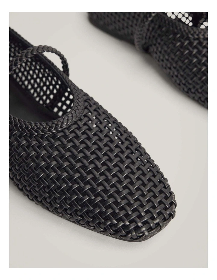Rina Flats in Black image 4