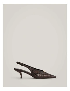 Vivi Heels in Snake Multi