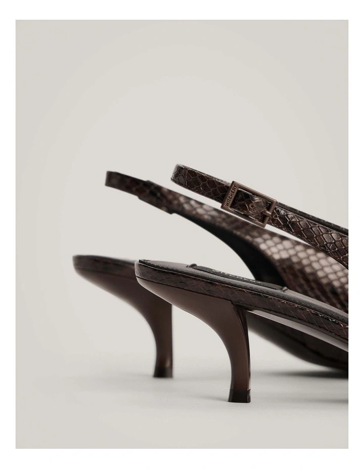 Vivi Heels in Snake Multi image 5