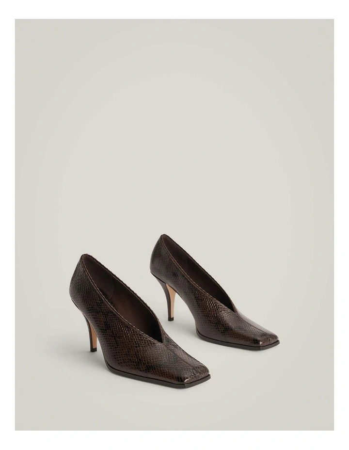 Sora Heels in Snake Multi image 3