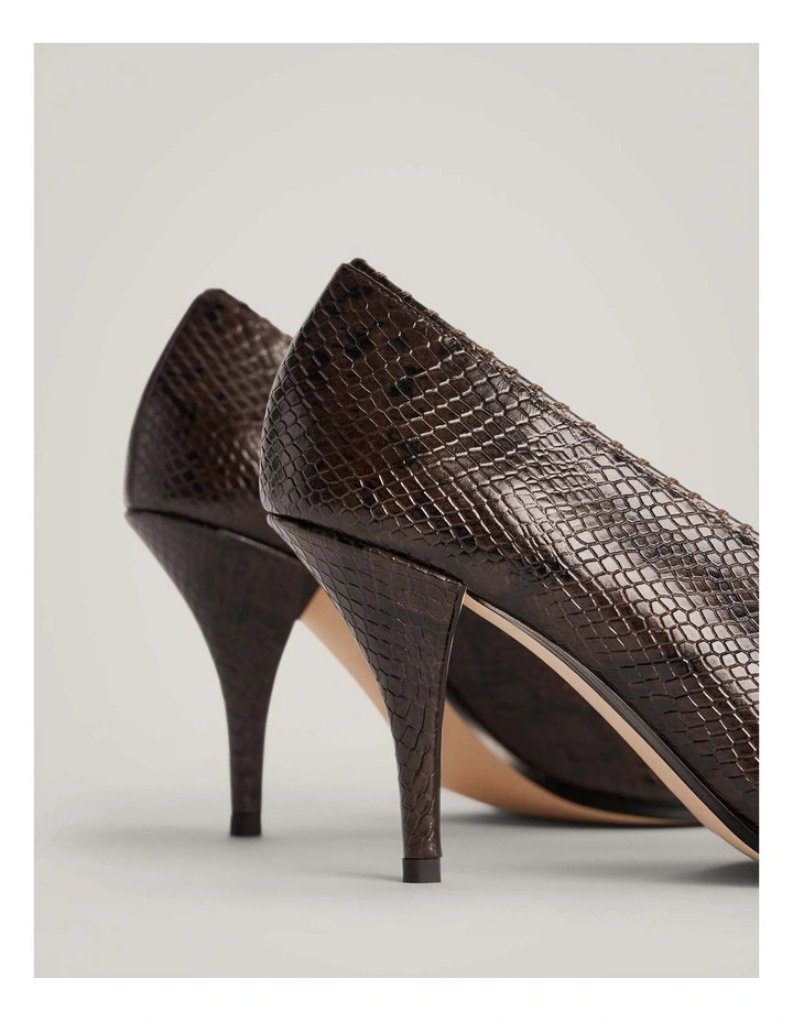 Sora Heels in Snake Multi image 5