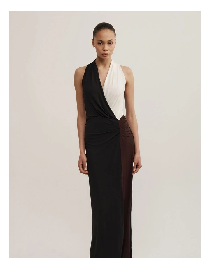 Colour Blocked Dress in Multi image 2