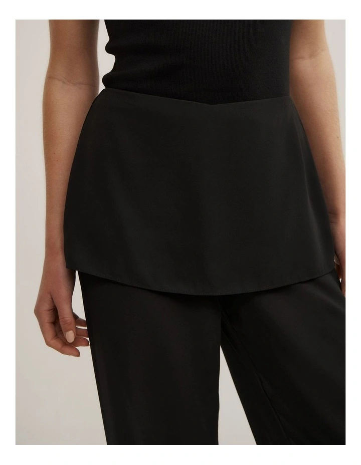 Sheer Overlay Pant in Black image 3