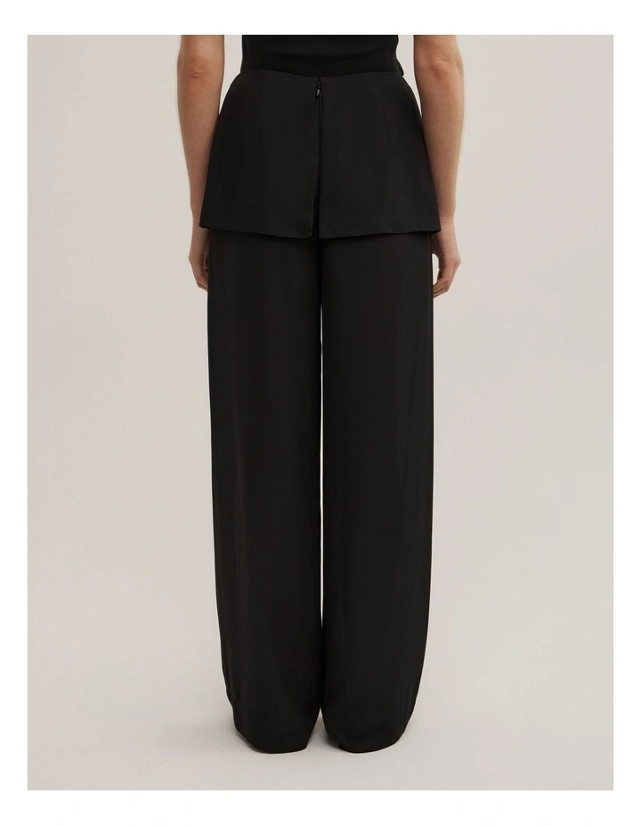 Sheer Overlay Pant in Black image 5