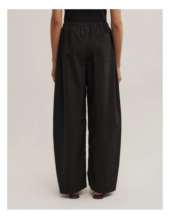 Pull On Barrel Pant in Black image 6