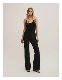 Slim Bootcut Pant in Black