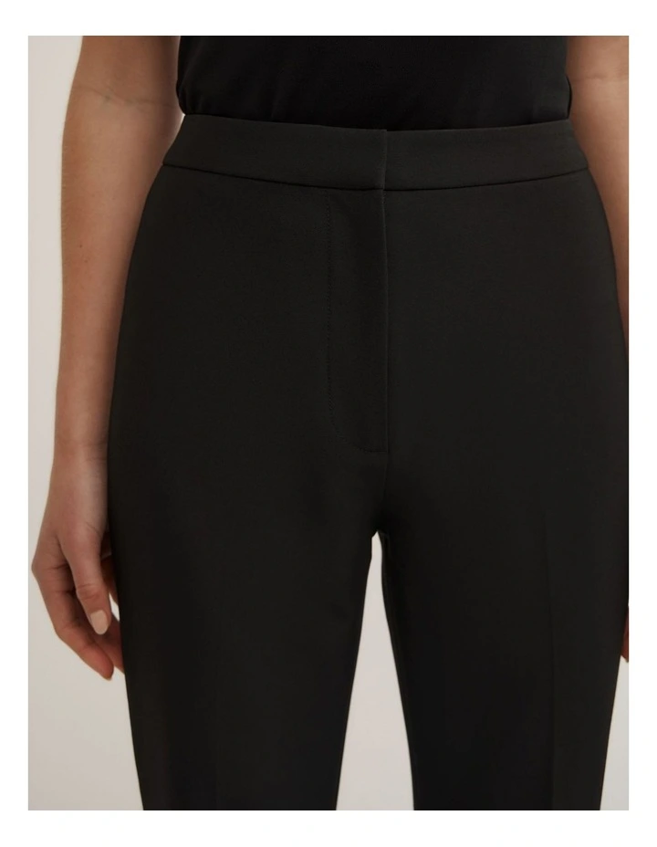 Slim Bootcut Pant in Black image 4