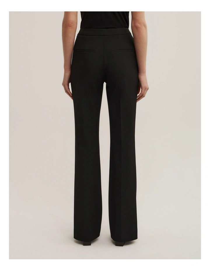 Slim Bootcut Pant in Black image 5