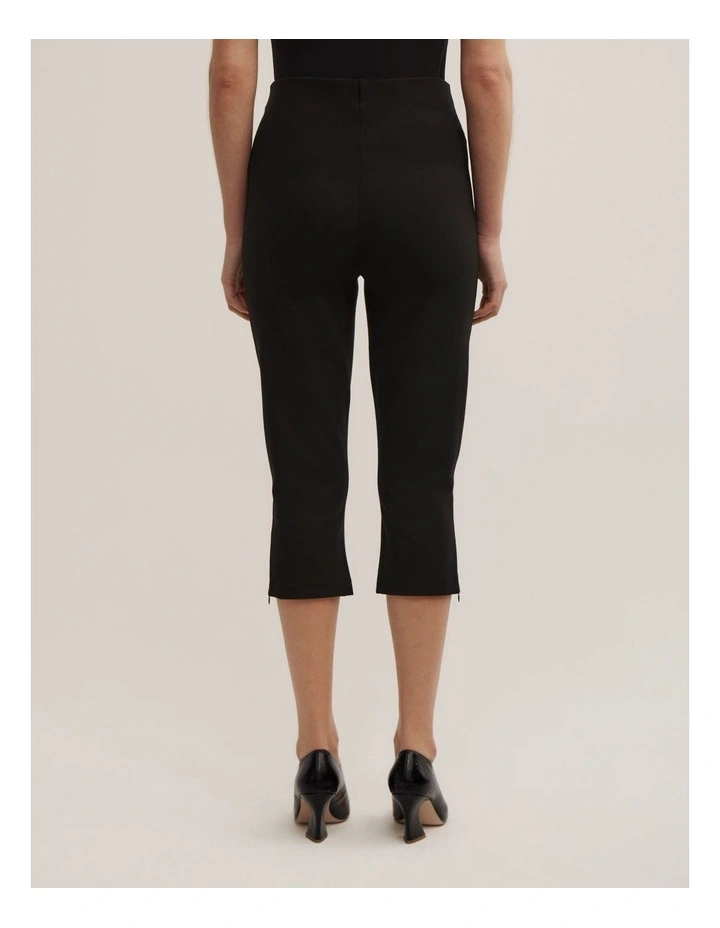 Capri Pant in Black image 6