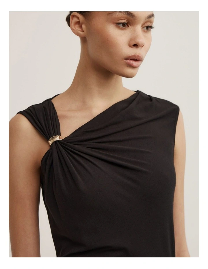 Trim Detail Top in Black image 3