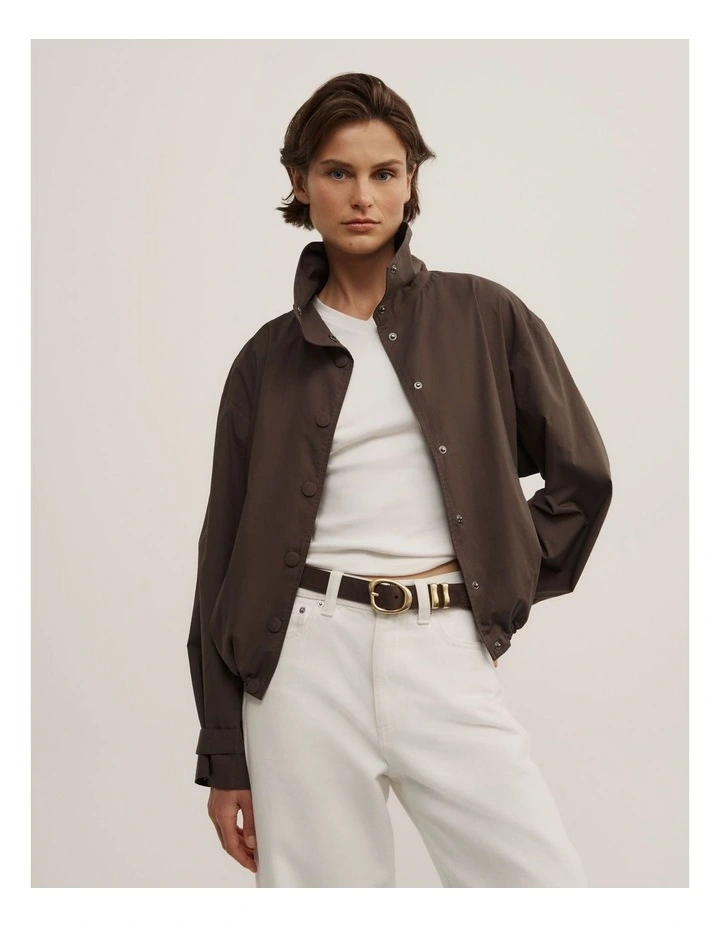 Nadia Suede Belt in Espresso image 2