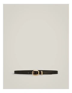 Ivy Slim Belt in Black