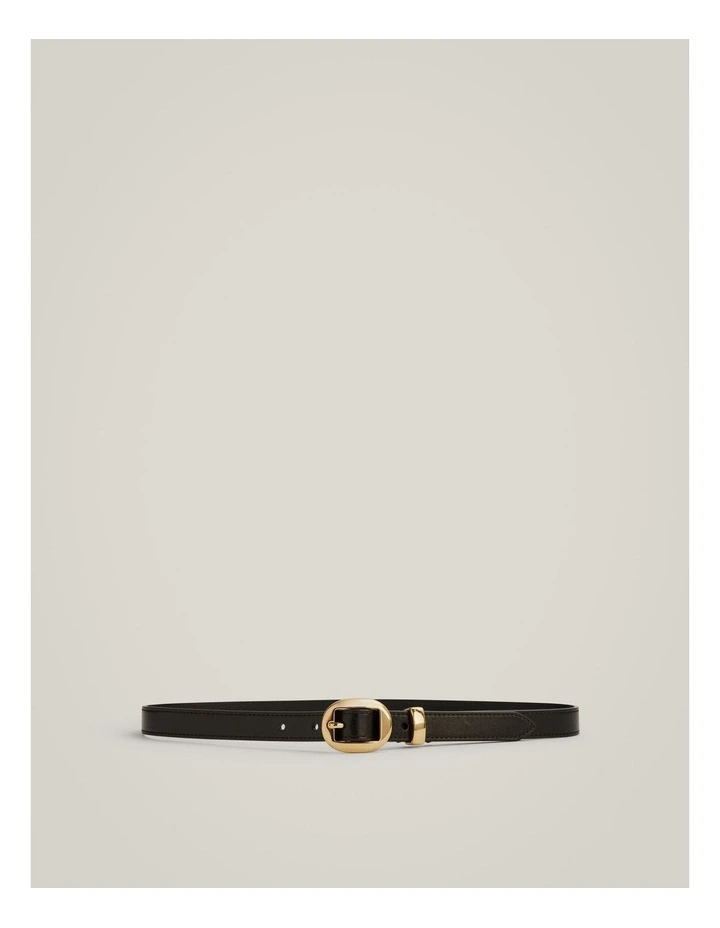 Ivy Slim Belt in Black image 1