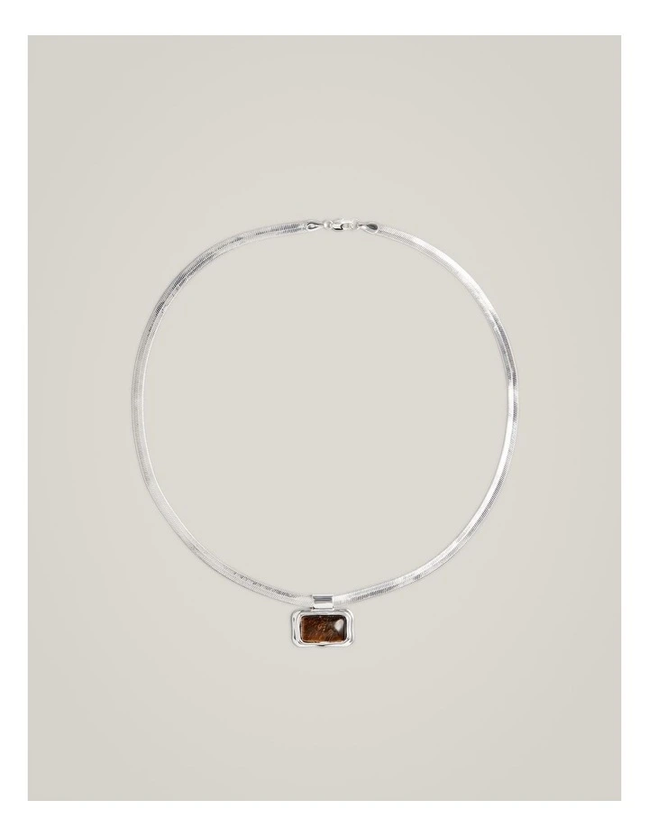 Ines Necklace in Silver image 1