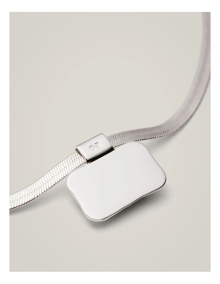 Ines Necklace in Silver image 4