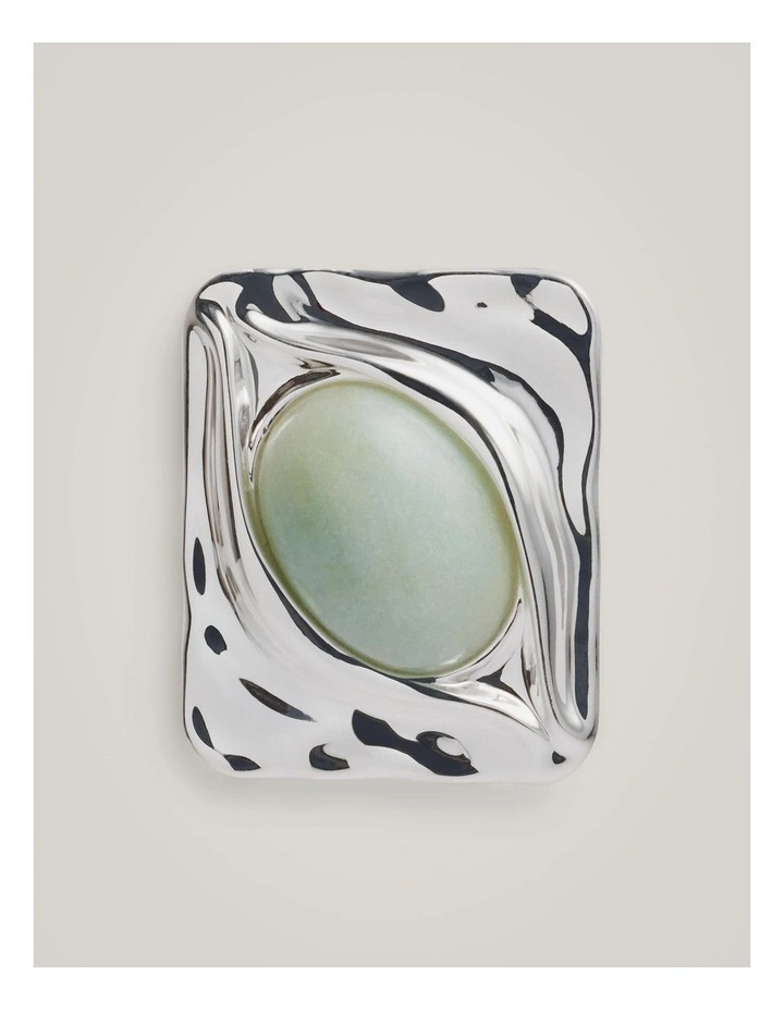 Ines Earring in Silver image 3