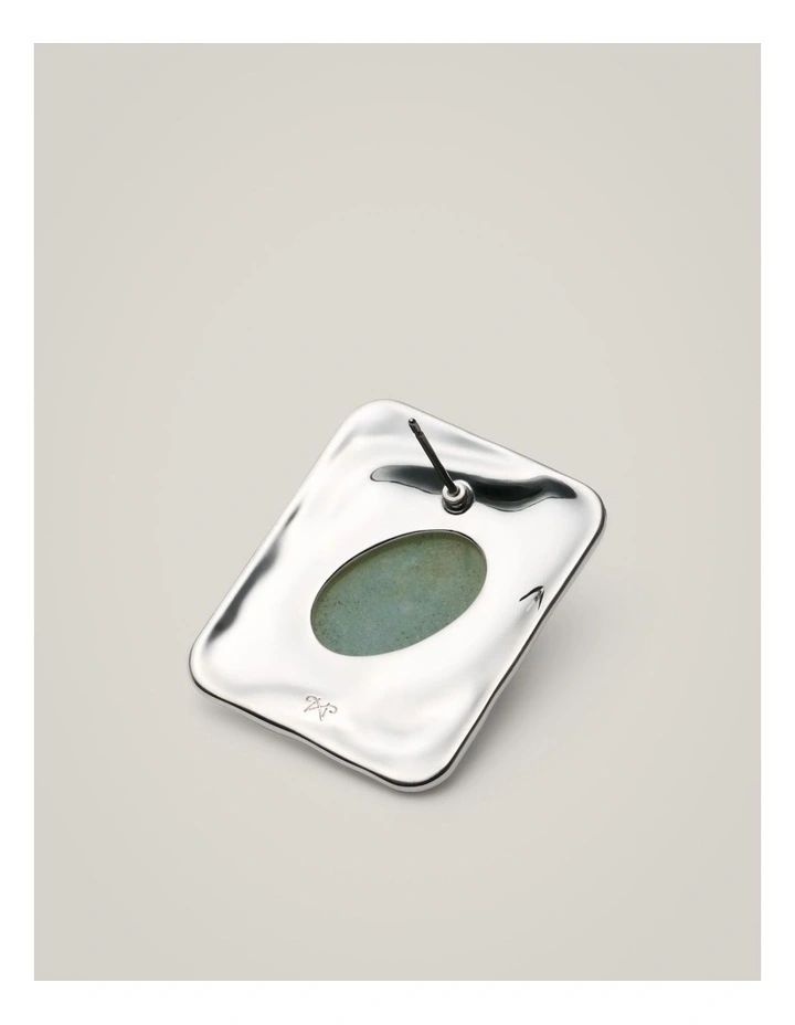 Ines Earring in Silver image 4