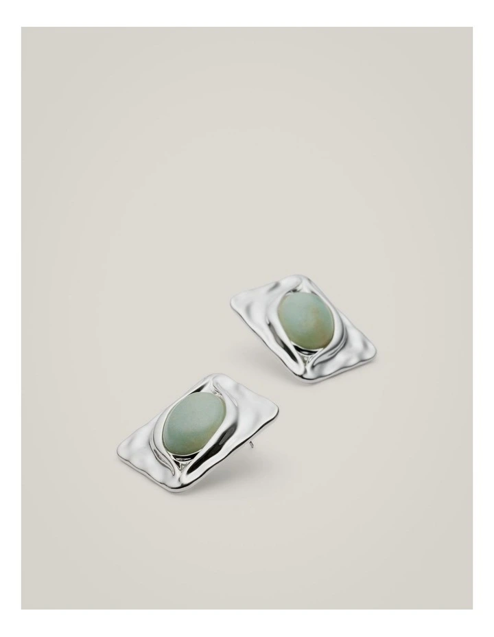 Ines Earring in Silver image 5