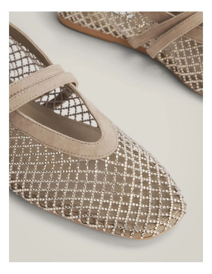 Harvie Mesh Flat in Sienna image 4