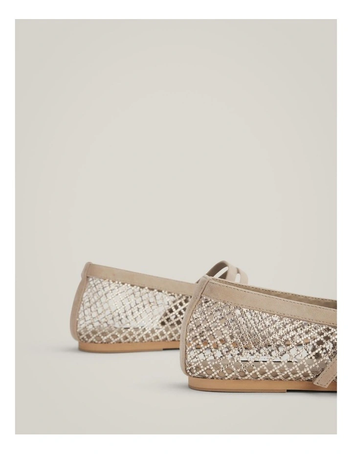 Harvie Mesh Flat in Sienna image 5
