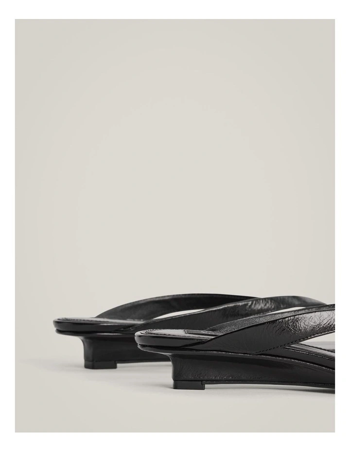 Franca Micro Heel in Black image 5