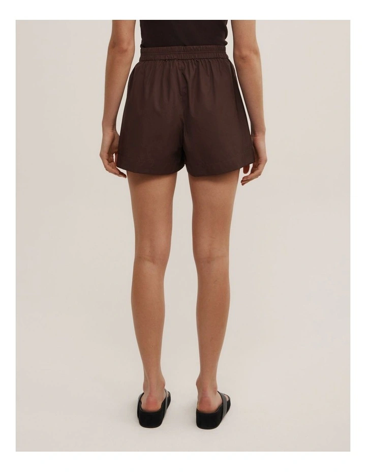 Poplin Boxer Shorts in Espresso image 5