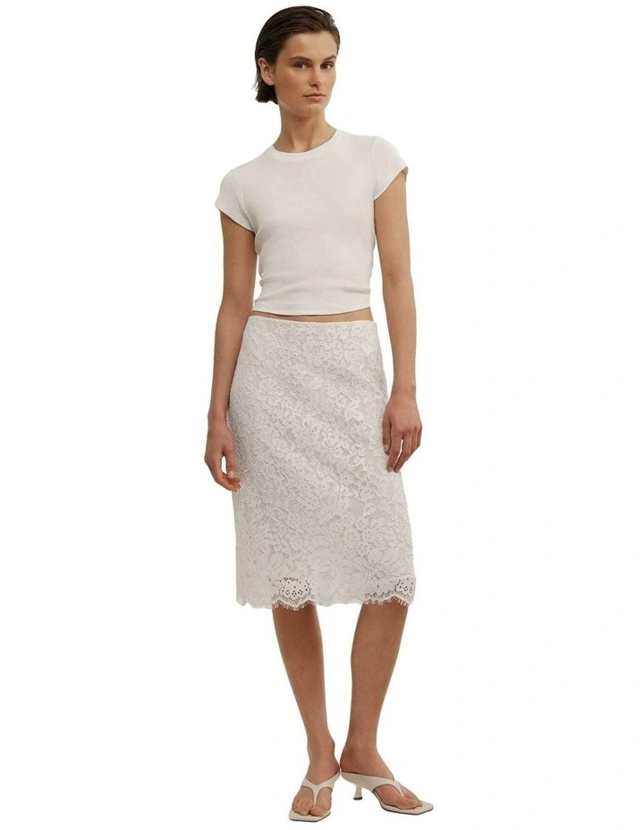 Lace Midi Skirt image 1