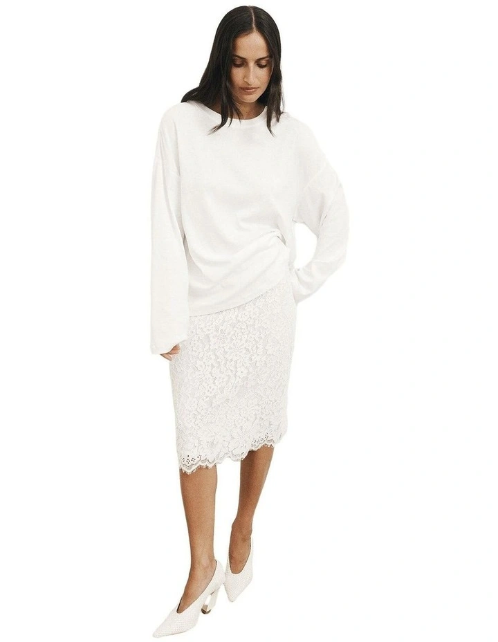 Lace Midi Skirt image 5