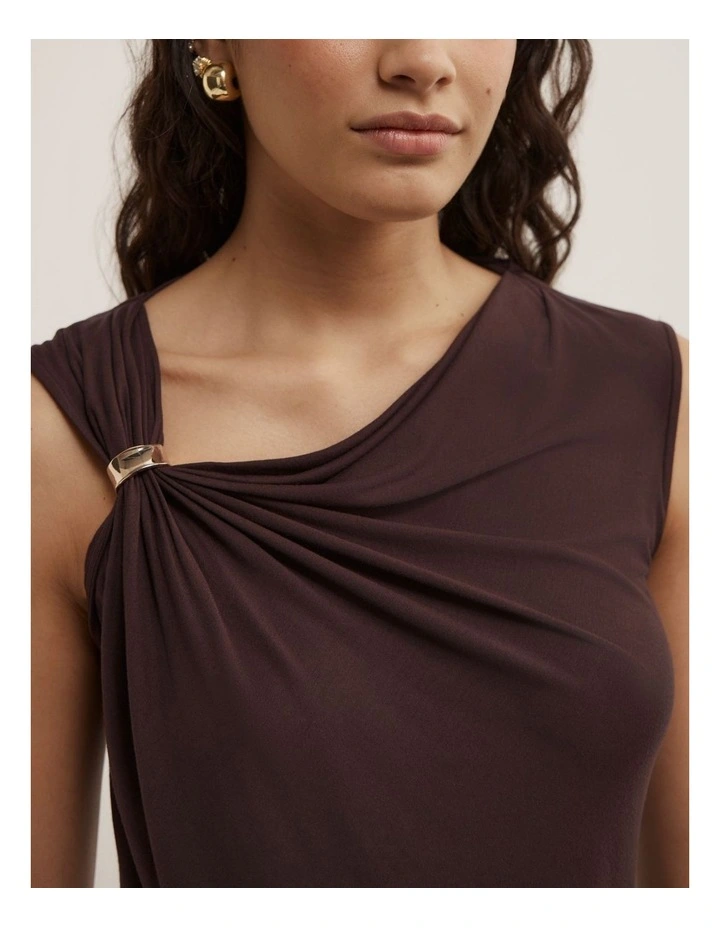 Trim Detail Top in Espresso image 3