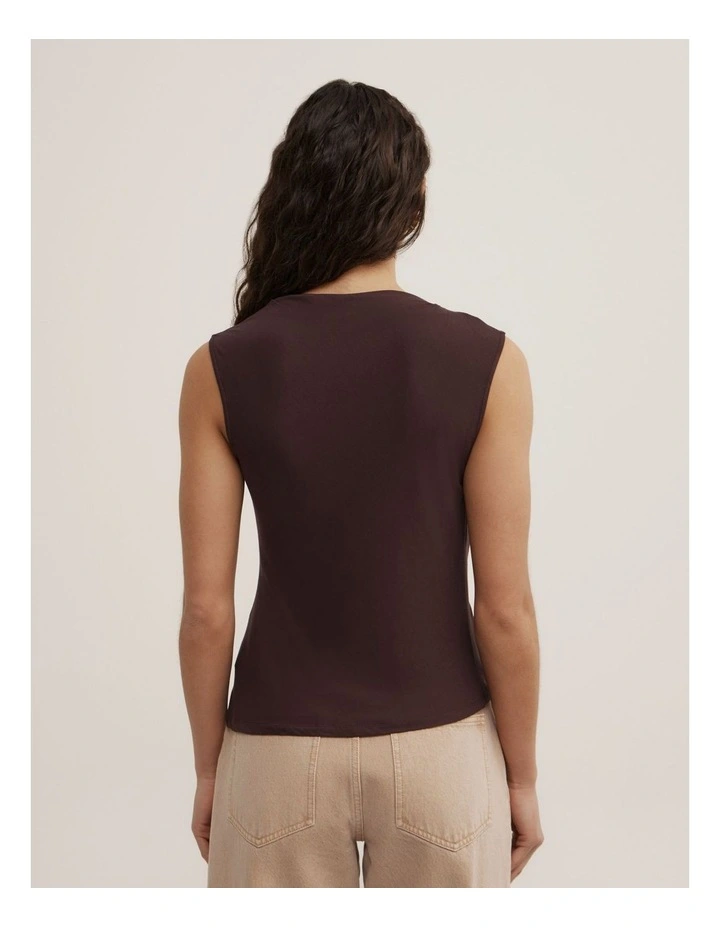 Trim Detail Top in Espresso image 5