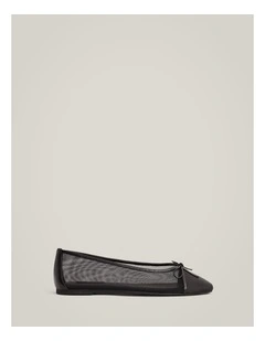 Raph Mesh Flats in Black