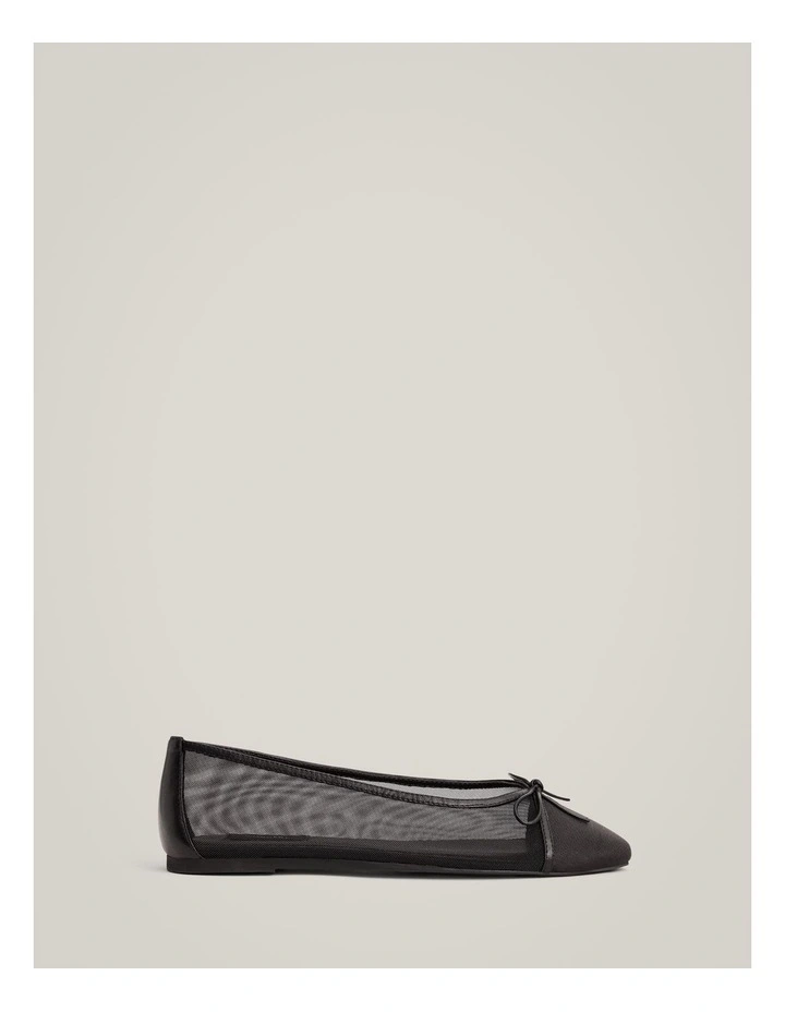 Raph Mesh Flats in Black image 1