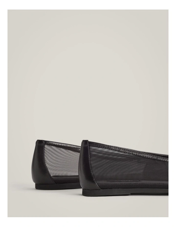 Raph Mesh Flats in Black image 5