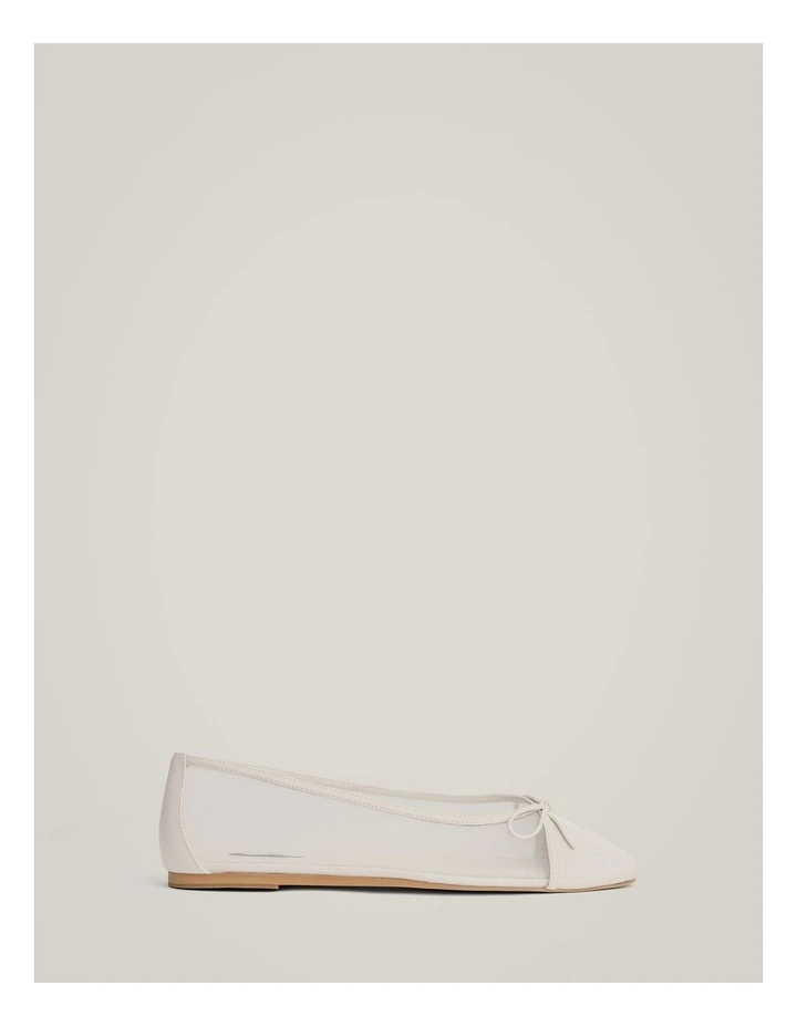 Raph Mesh Flats in Fresh White image 1