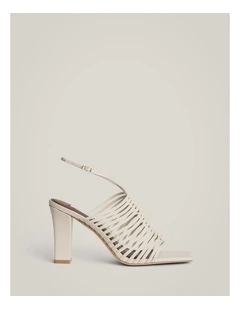 Salome Heels in Chalk
